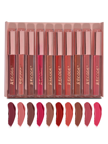 Recode Clay Matte Liquid Lipsticks 2 ML x 10