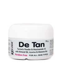 Recode De Tan Removal Cream 50 G - Sun Tan Removal Cream by Recode