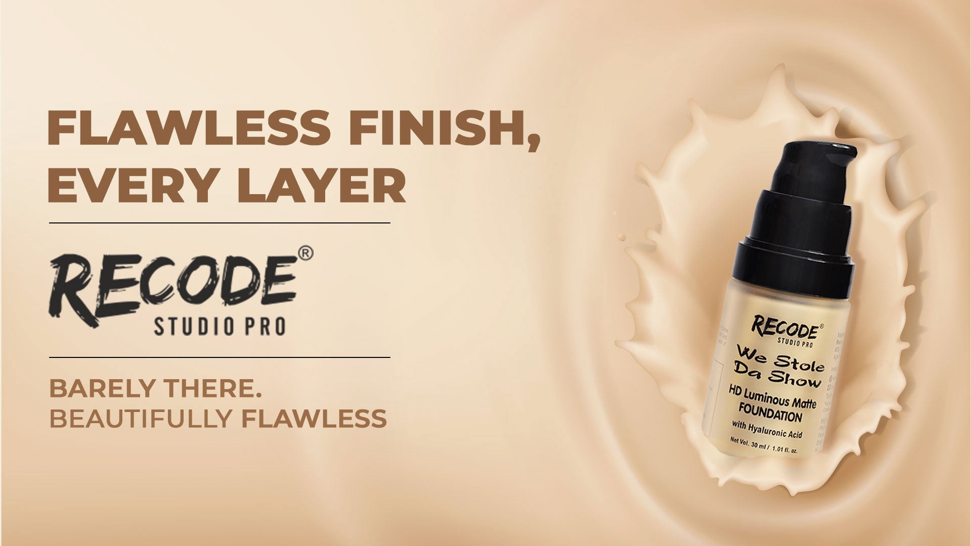 06 HD Luminous Matte Foundation 30 ML 06 Jambudvipa