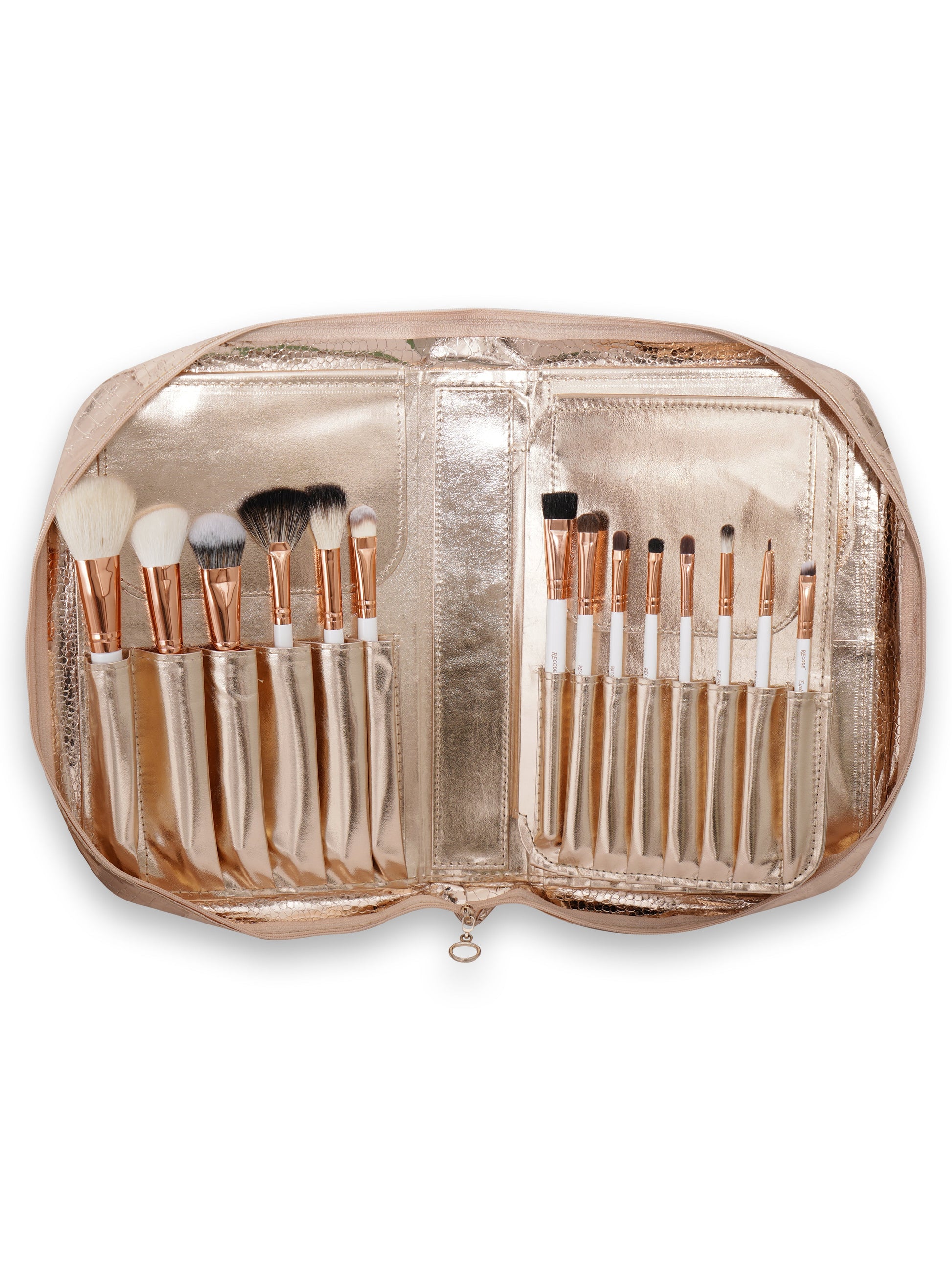 Recode Brush 17-pcs Set with Premium Rose Gold Pouch