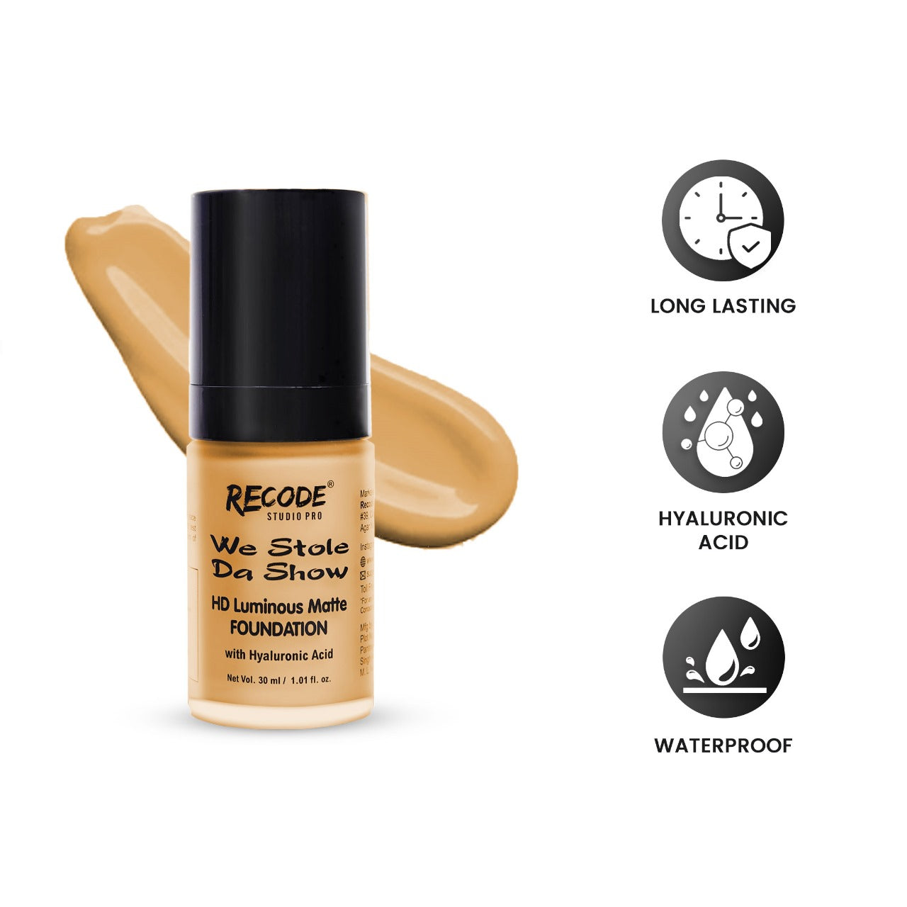 06 HD Luminous Matte Foundation 30 ML 06 Jambudvipa