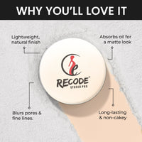 Recode Set & Forget No Hue Matte Setting Powder - 12 G