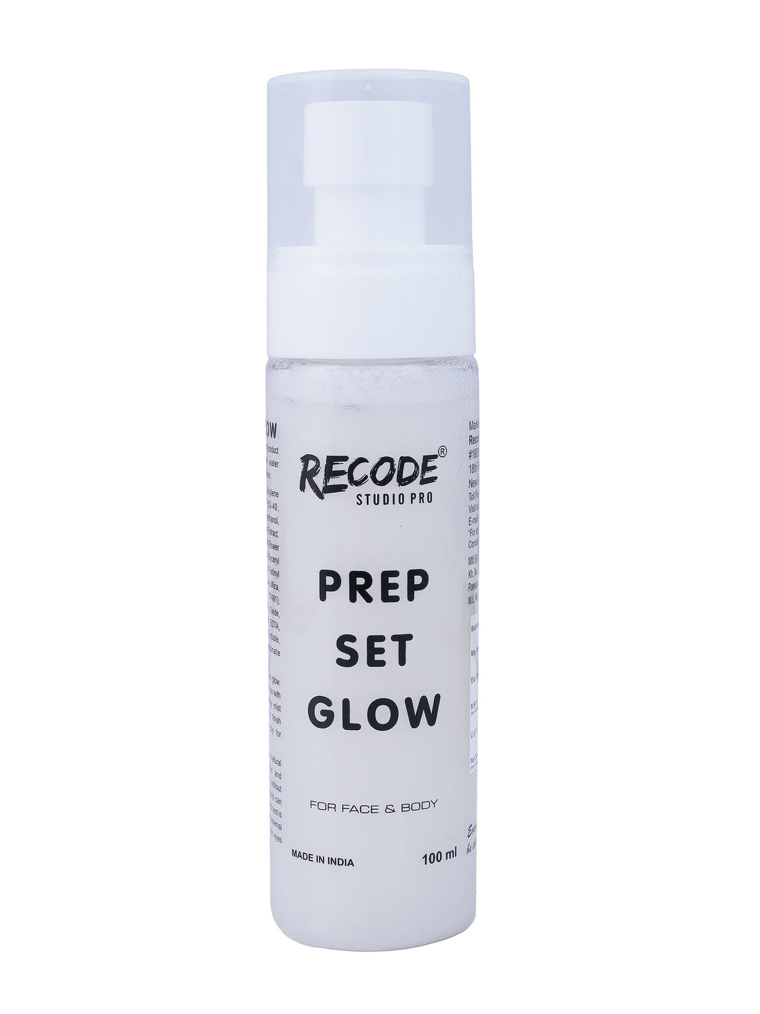 Recode Prep Set Glow-100 ML with Silver Shimmer