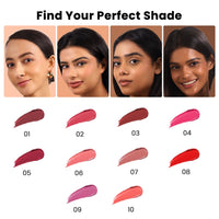 Recode 10 Silky Matte Mini Liquid Lipsticks - 12.50 ML (1.25MLx 10)