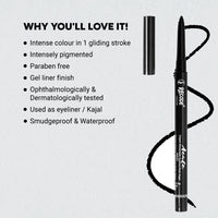 Recode Black Eyeliner Acute Kajal Pencil 0.35 G