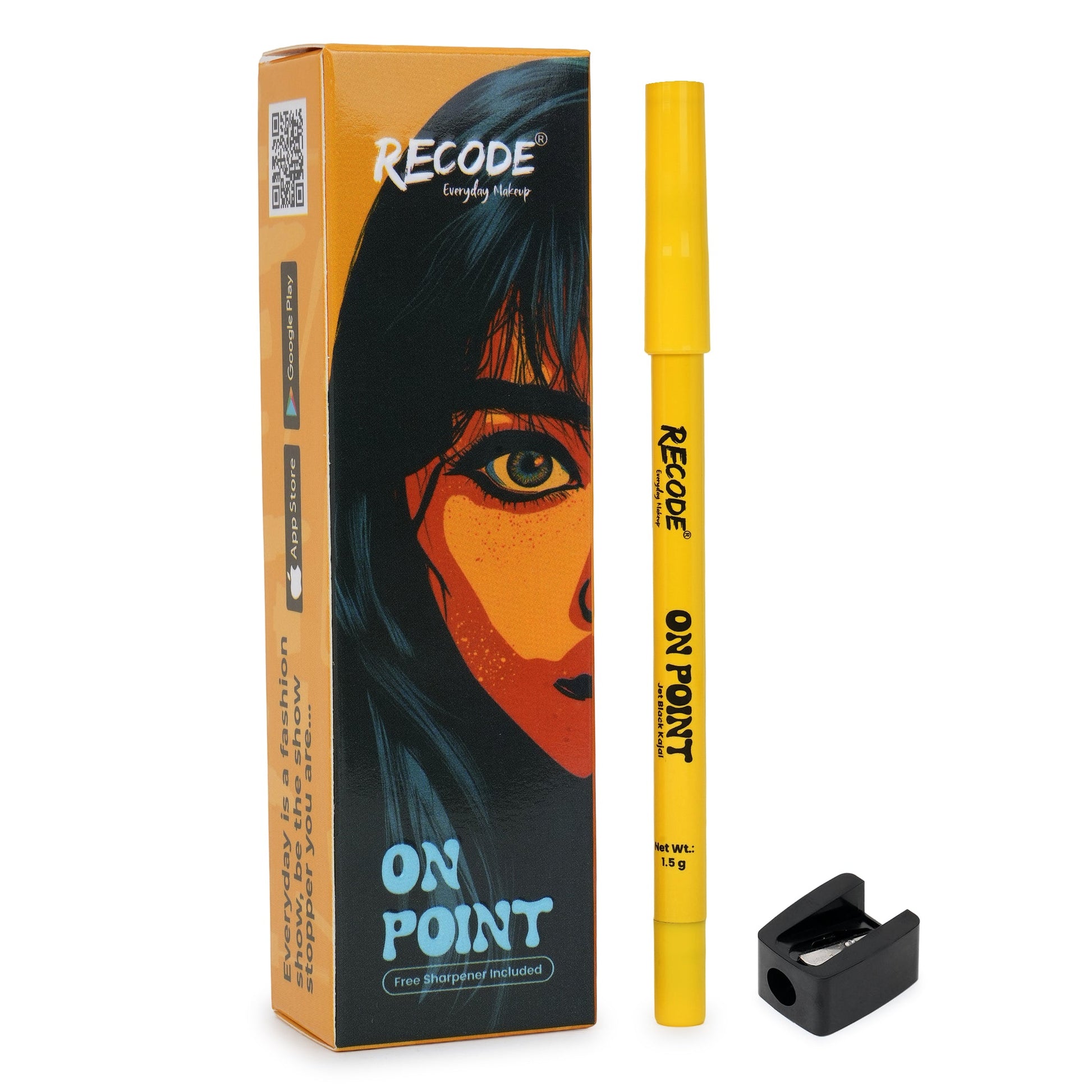 Recode On-Point Kajal With Sharpener 1.5 G