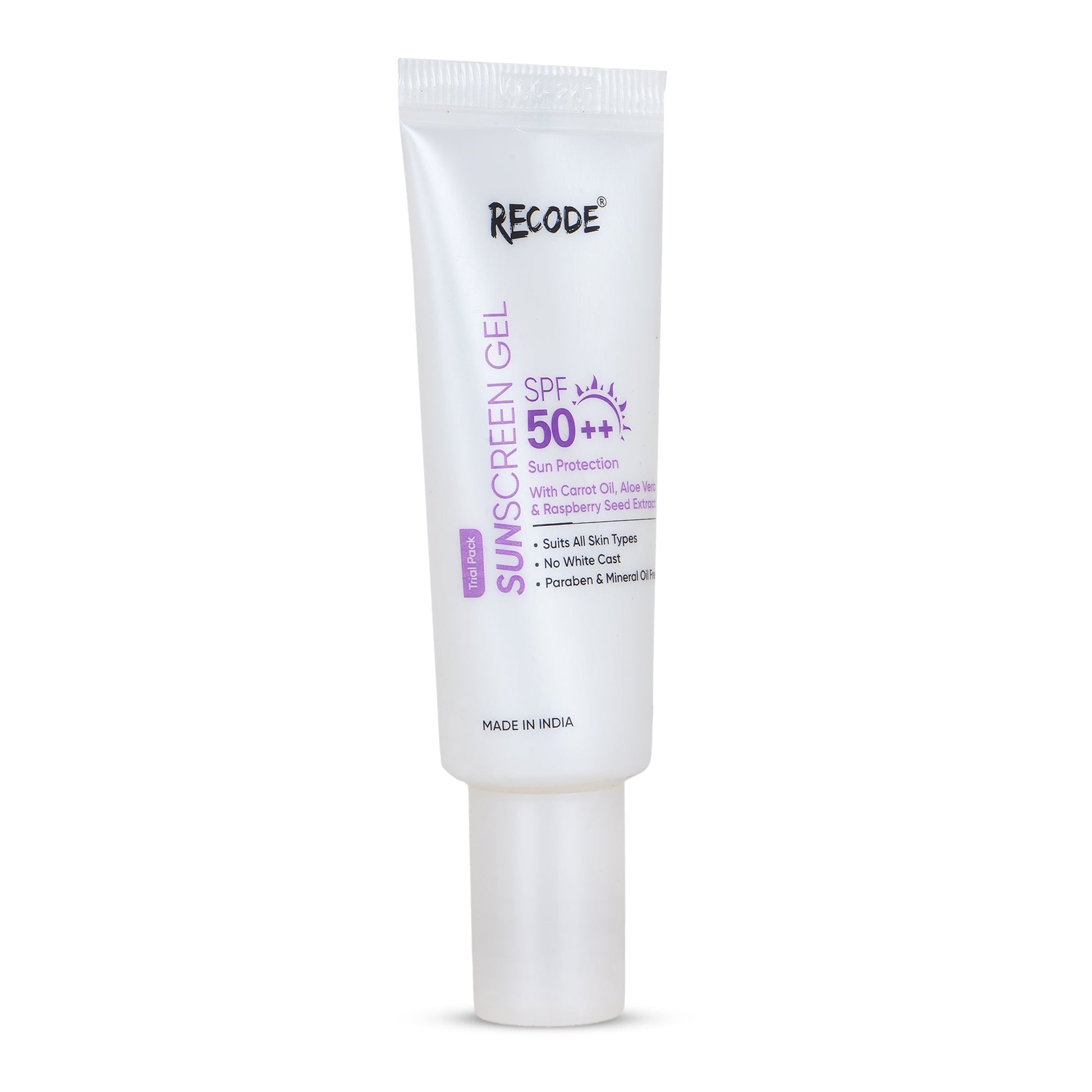 Recode 20 G Spf 50++ Sun screen Protection Gel -Trial Pack