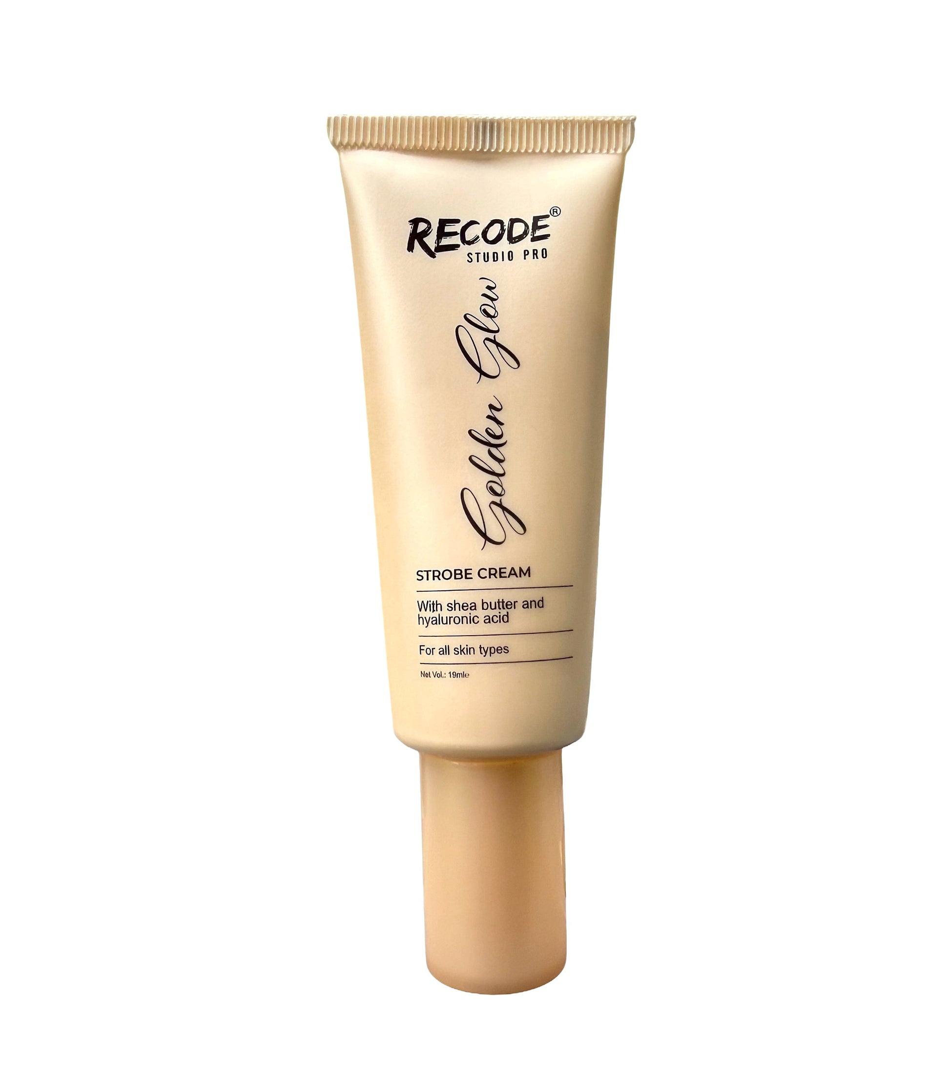 Recode Rose Gold Strobe Cream- 19 ML with Hyaluronic Acid Extract