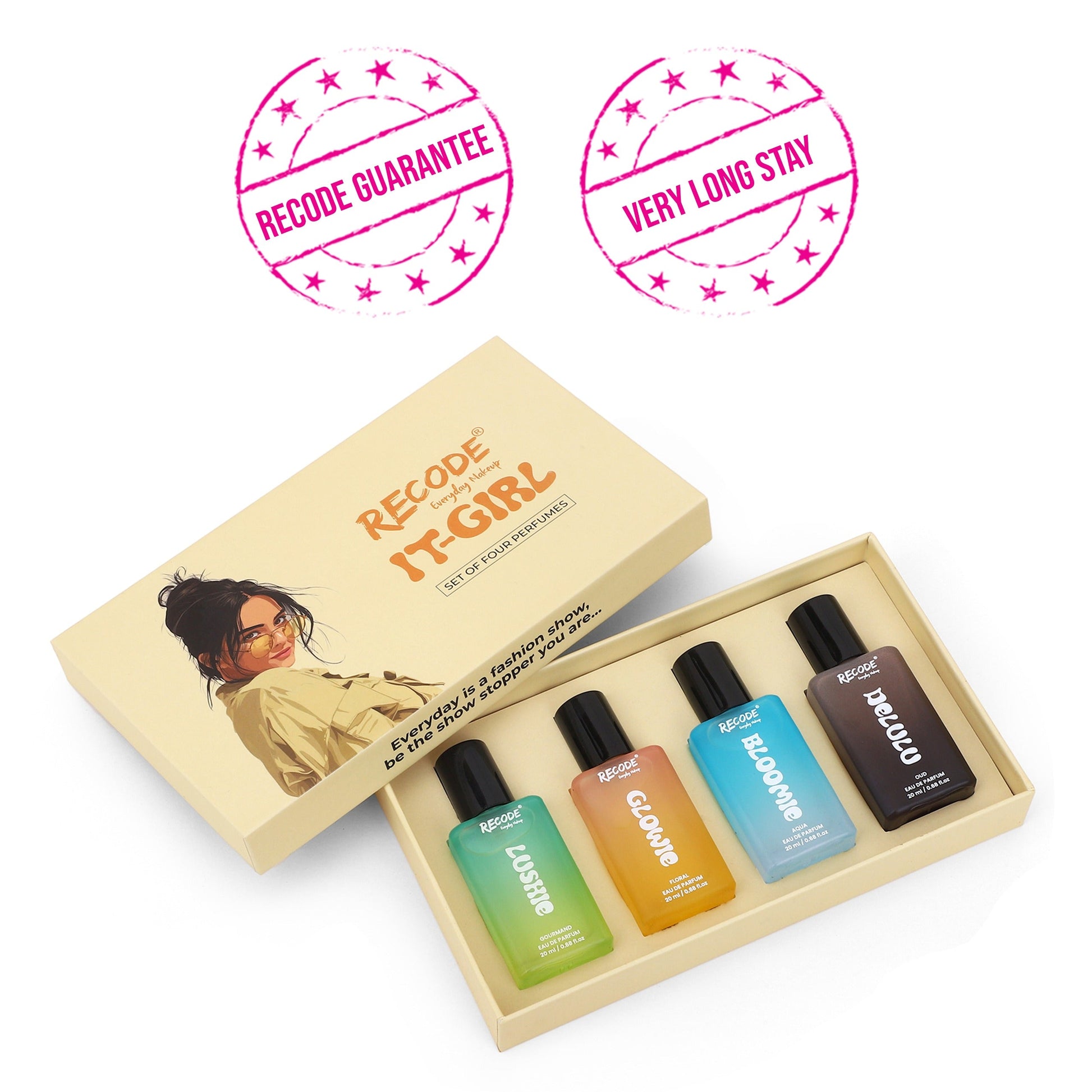 Recode IT GIRL Perfume Set of 4 (20 ML X 4)