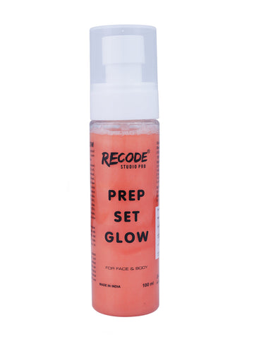 Recode Prep Set Glow-100 ML with Pink Shimmer