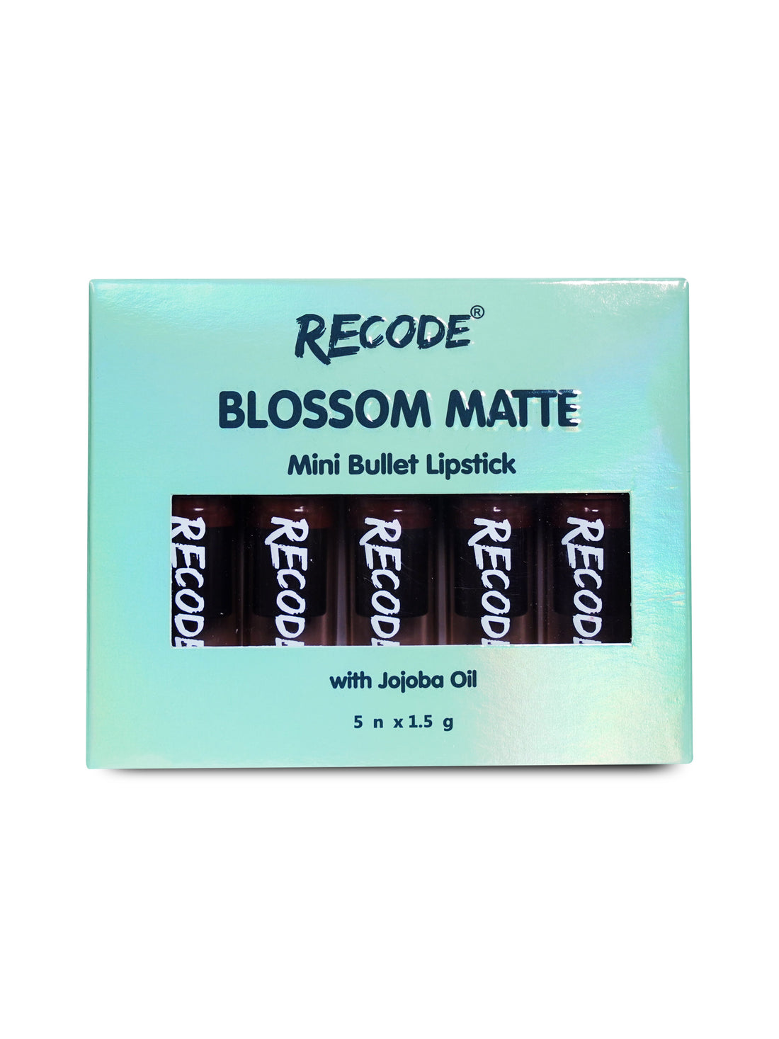 Recode Bold Blossom Matte Mini Bullet Lipstick Set Of 5( 5 x 1.5 G)