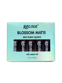 Recode Bold Blossom Matte Mini Bullet Lipstick Set Of 5( 5 x 1.5 G)
