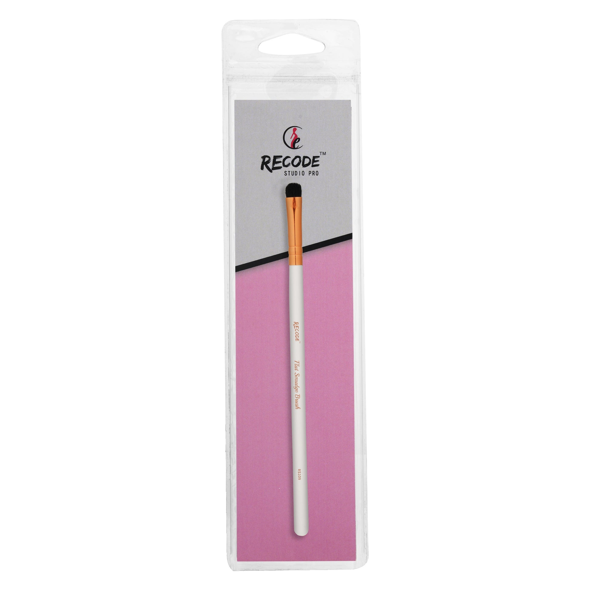 RS 109 Flat Smudge/Eyebrow Powder Brush - Recode
