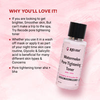 Recode Watermelon Pore Tightening Toner - 100 ML