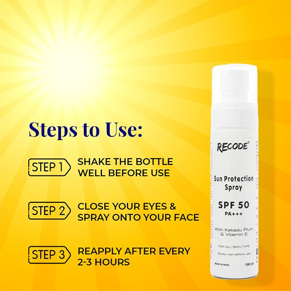 Recode Sun Protection Face Spray SPF50 PA+++ - 100 ML
