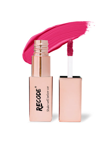 Recode 06 Gloss Fix Glossy Transfer Proof Liquid Lipstick - 06 Titanium