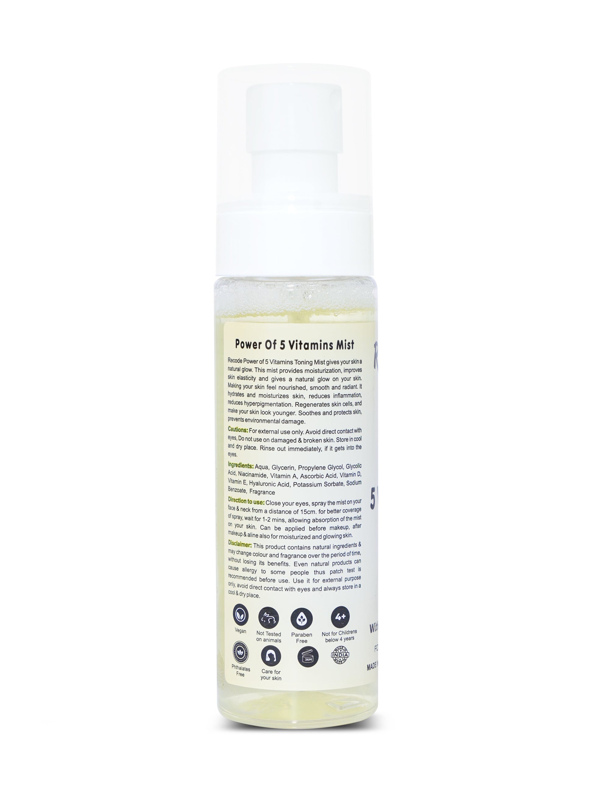 Recode Power of 5 Vitamins Face Mist- 100 ML